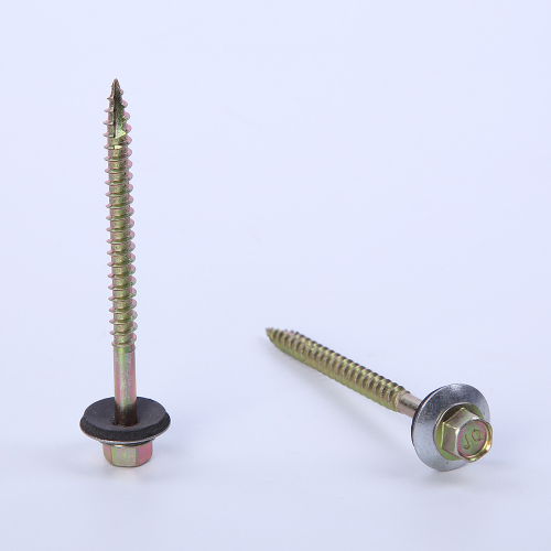 hexagonal washer self-tapping tail cutting hex flange head self tapping screw type 17