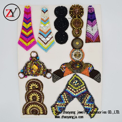 handmade ethnic style beaded shoes accessories sandals shoe buckle can be customized zy080134