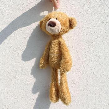 洛克熊废柴熊牙签吊脚熊公仔毛绒玩具抱抱熊玩偶可爱泰迪女生礼物