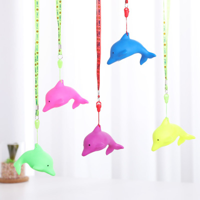 Aquarium dolphin and whale rope small night lights fashionable luminous toys gift small children small lamp pendant