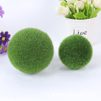 Flocking manufacturers direct decoration foam ball solid plastic simulation grass DIY Christmas materials wholesale