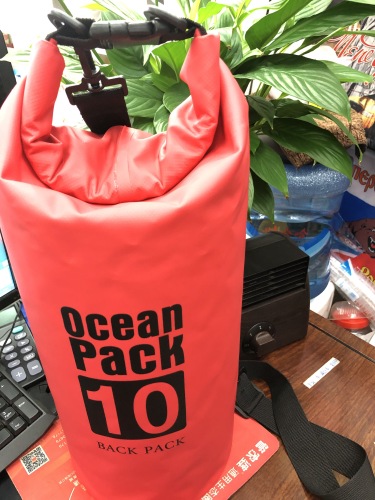 10L Waterproof Bucket Bag Outdoor Waterproofing Bag Waterproof Bag Swimming Storage Bag beach Backpack Drifting Bag Delivery Drawstring Bag