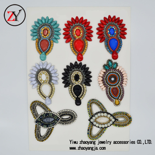 Professional Customized Bohemian Ethnic Style beaded Shoe Flower Upper Decorative Buckle High Quality and Low Price Zy08117 