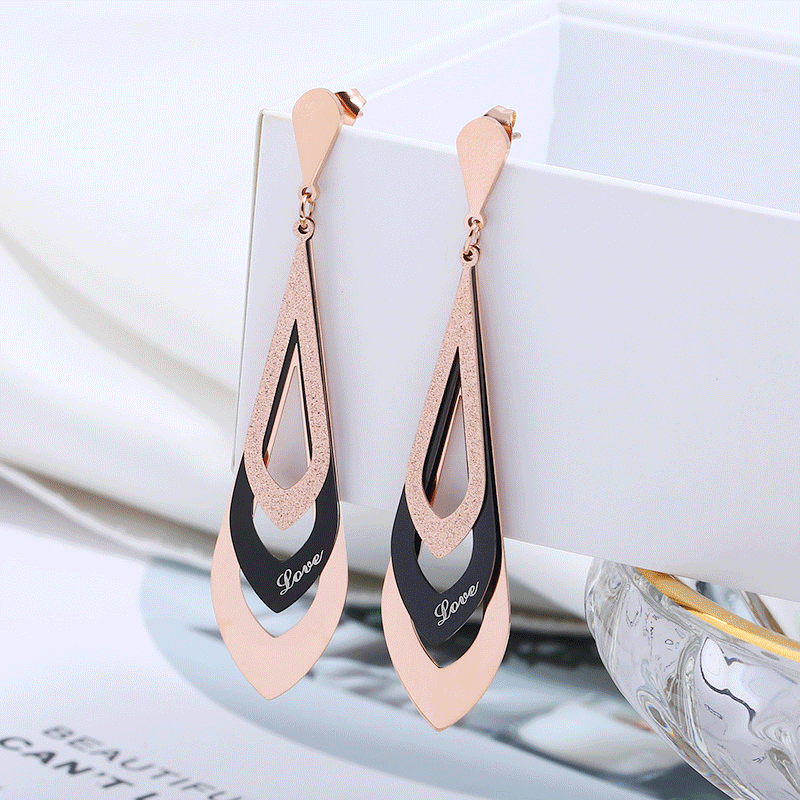 Ayunan Ornament Stainless Steel Fashion Earrings Earrings Earrings Factory Direct Sales Customization as Request
