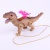 Children's toys Luminous toy with rope walking musical electric tyrannosaurus toy wholesale 