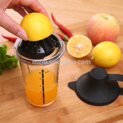 three-in-one multifunctional manual fruit lemon juice cup， juicer， egg white separator