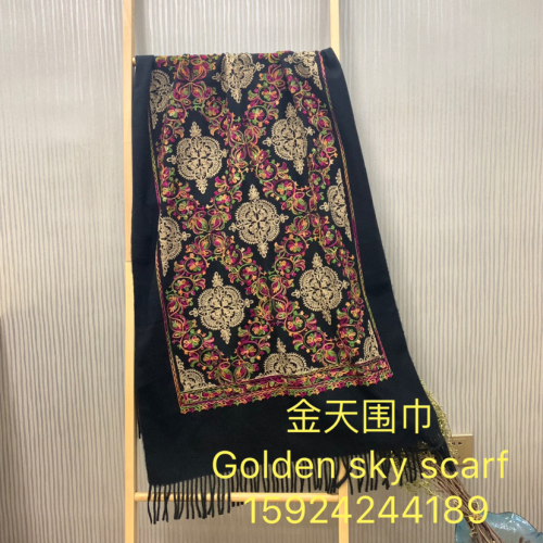 scarf nepal embroidery scarf shawl high quality shawl this product 450g other gram weight can be ordered jintian