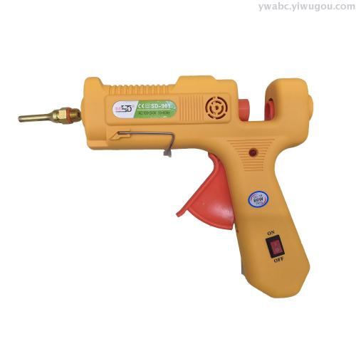 [guke] 80w yellow with switch large glue gun removable copper nozzle no glue leakage no glue pouring factory direct sales