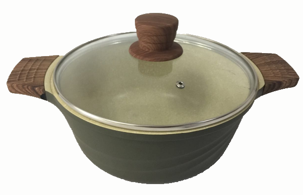 French C saucepan lid with G inverted T or Corrugated top a...