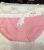 Pure cotton panties for ladies, pure color midwaist breathable briefs for girls