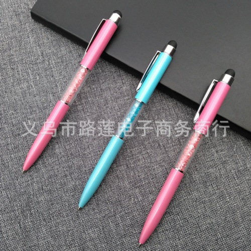 High Quality Metal Capacitive Stylus Metal Capacitive Stylus Advertising Crystal Capacitive Stylus Can Be Customized Logo