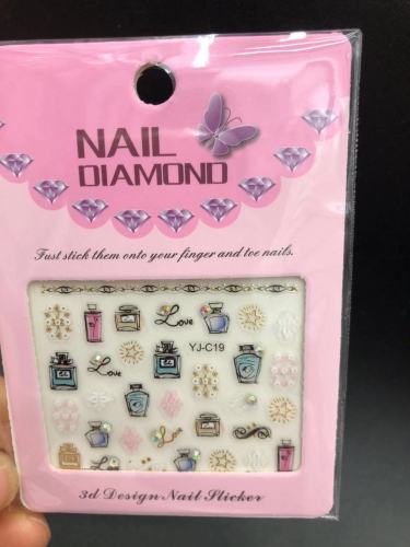 new point diamond nail stickers nail stickers nail stickers