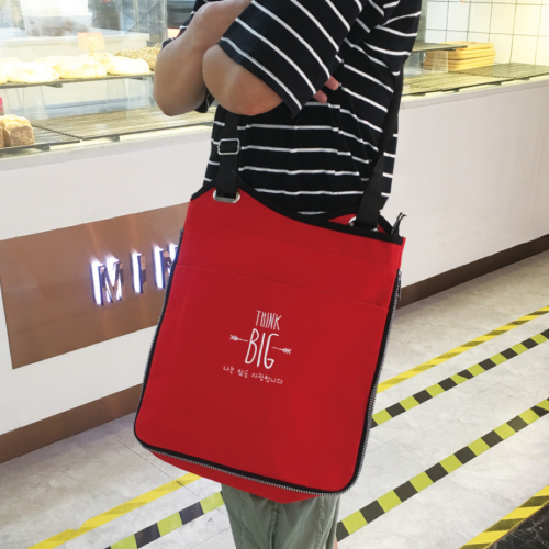 Colorful Crossbody Shoulder Bag Korean Original Single Embroidered Letters Fashion Casual Bag Sample Customization 
