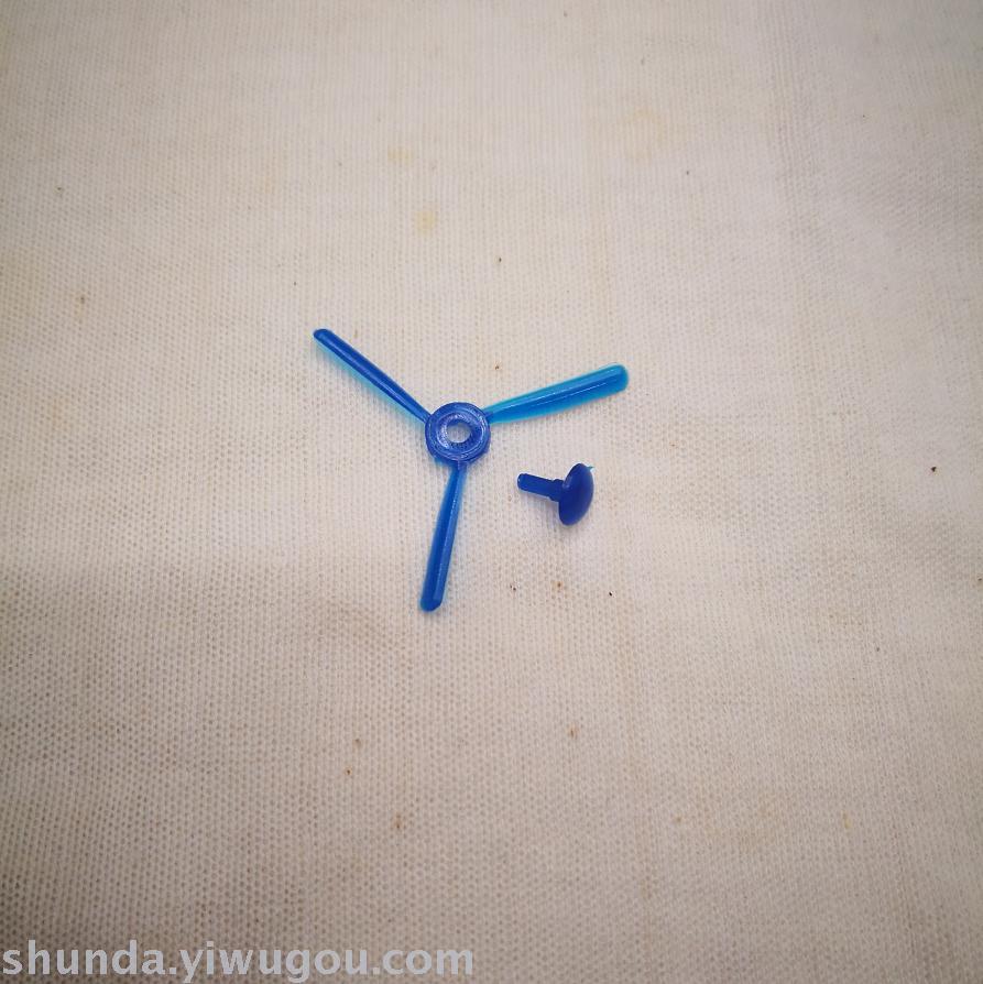 Manufacturers direct plastic leaf experimental teaching supplies paper fan leaf toy plane first thre