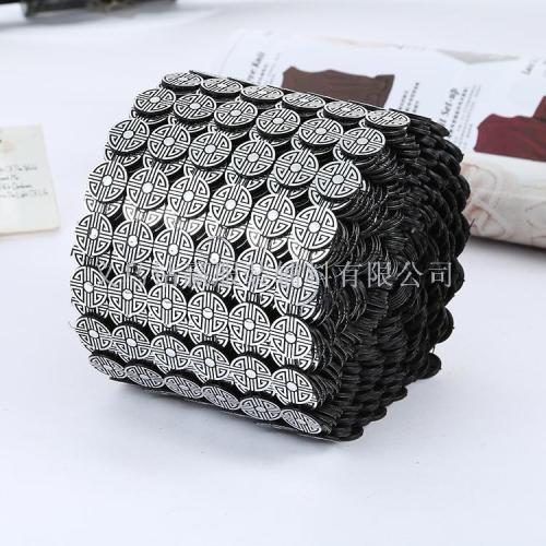 2019 Popular 6 Rows Silver Antique Copper Coin Line Drill Gang Drill Net Drill Decoration Popular Ornament Clothing accessories
