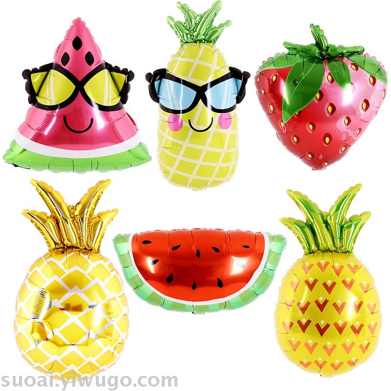 The watermelon watermelon Aluminum balloon birthday party pr...