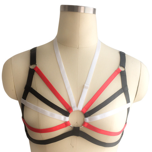 lou jiang cross-border e-commerce one-word halter beauty back hollow out dew sexy harness underwear o0293