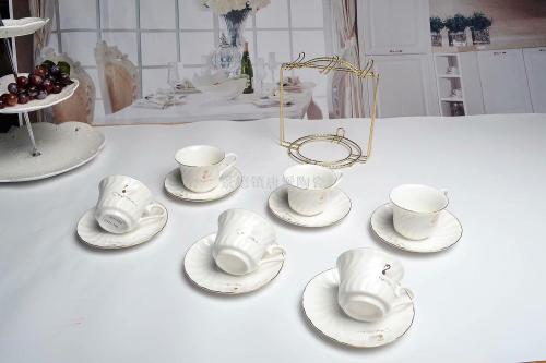 ceramic cup dish coffee cup foreign trade coffee set crafts gift jingdezhen