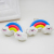 Yongyi Creative Gift Rainbow Led Sound Luminous Keychain Cars and Bags Pendant Activity Small Gift Key