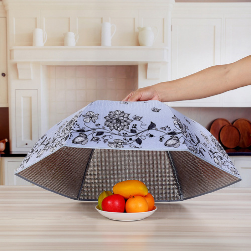 natural living foldable insulated vegetable cover medium round aluminum foil food cover food food insulation cover wholesale