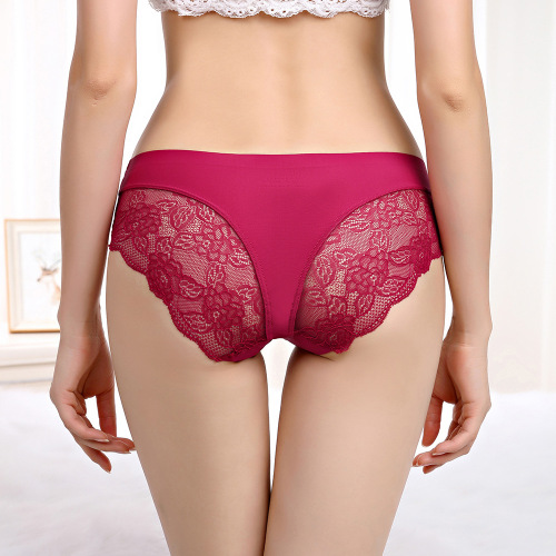 yunmengni foreign trade spot women‘s underwear wholesale aliexpress sexy ice silk seamless one-piece women‘s briefs