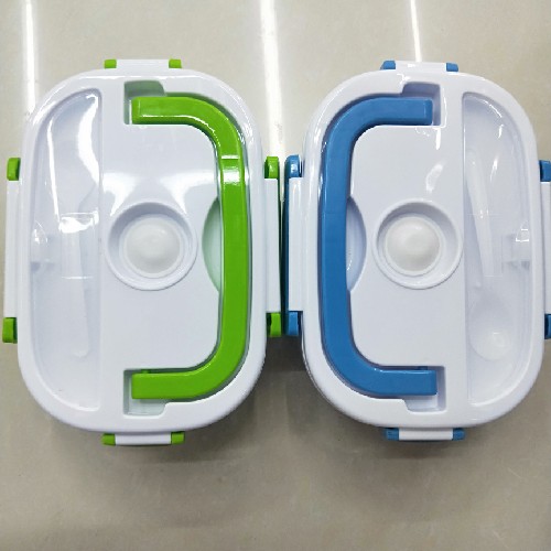 Multi-functional portable thermal insulation plastic electric heating lunch box car charger thermal insulation box plug electric heating lunch box