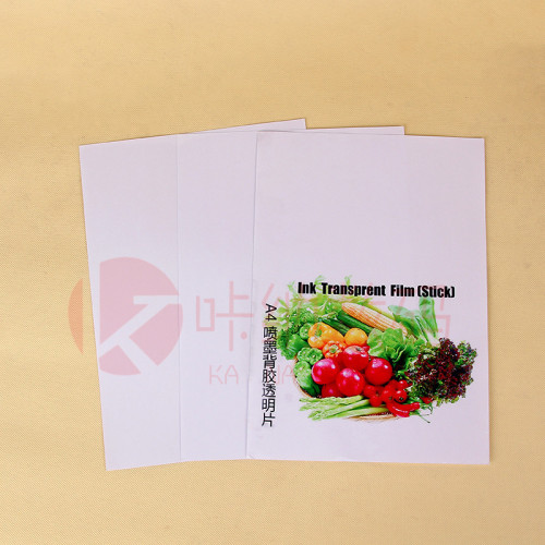 Factory Direct Sales Ink-Jet Printing Film， Film Transparent Adhesive A4 A3 Coil Customized Wholesale