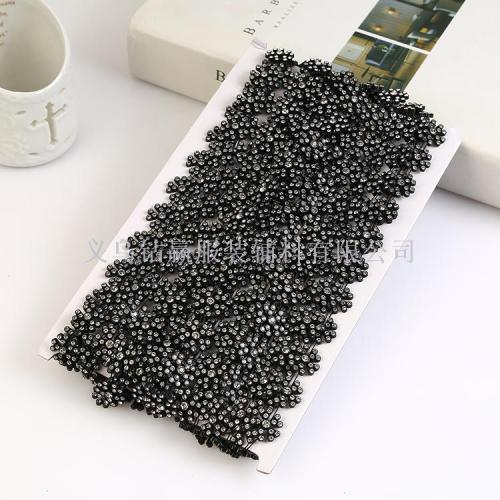 factory direct single black background snowflake a drill line drill row diamond jewelry accessories clothing accessories