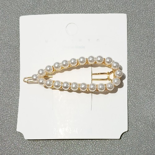 Korean Pearl Hairpin Clip Medium and High-Grade Hairpin Clip