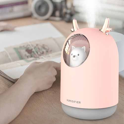 New Cute Pet Gift humidifier Cartoon Polar Bear Home Car Humidifier Creative Night Light Mute Humidifier 