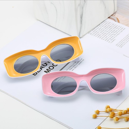 Youde New European and American Internet Hot Sunglasses Women Cross-Border Hot Sale Male and Female Personality Color Frame Sunglasses 1920