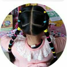 The Strong pull continuously environmental bottle jelly color colorful rings suitable for children to tie hair ornaments