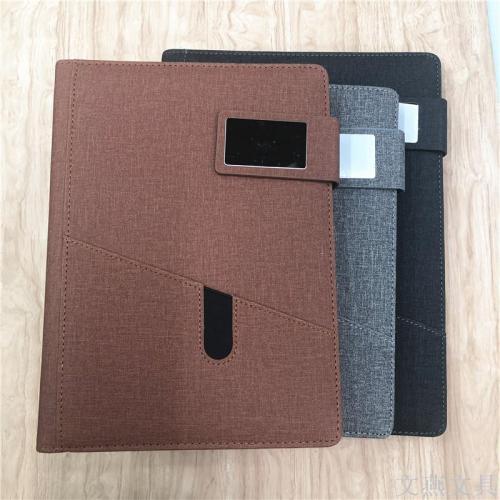xinmiao multi-functional business office notepad pu leather surface six-hole loose-leaf notebook high-end notebook customizable logo