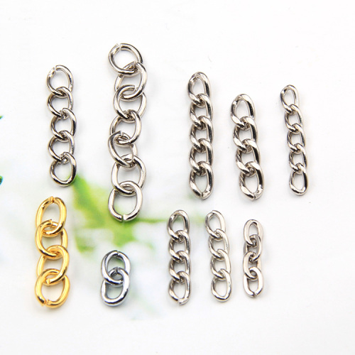 diy accessories key ring necklace keychain tail ring metal chain grinding chain twisted chain o-shaped chain keychain chain