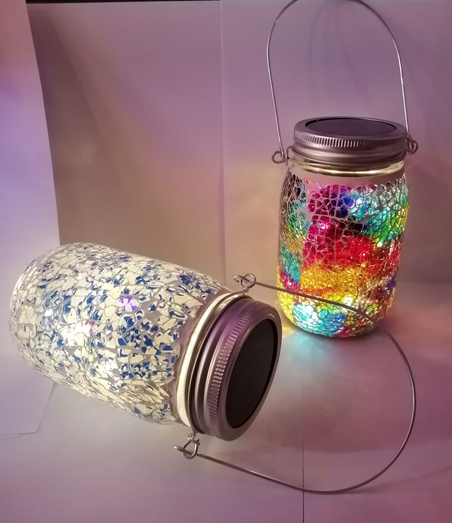 The LED luminous vintage wishing bottle fluorescent lucky glass glowing bottle creative express birt