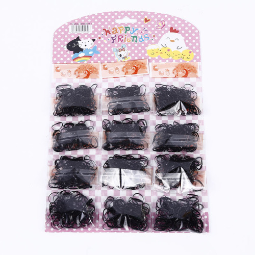 korean hair rope disposable rubber band strong pull constantly children‘s hair ring head flower hair accessories wholesale