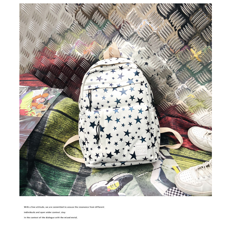2019 new Korean version of harajuku schoolbag xiaoxing fashionable simple fresh backpack