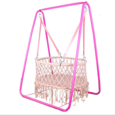 Baby cradle twins cove baby swing chair made of cotton hand-woven