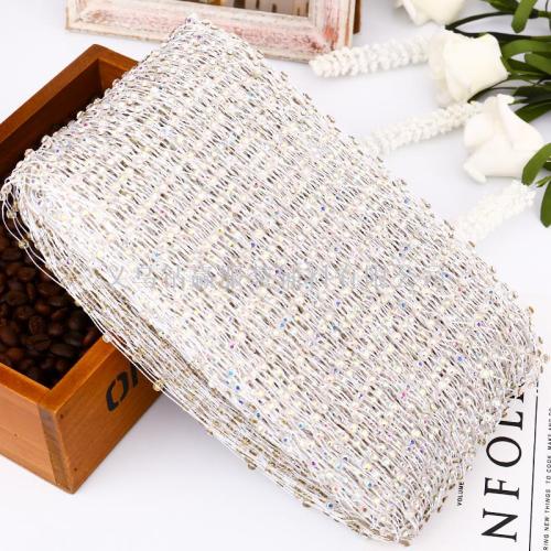 2019 Best-Selling Button in Europe and America Elastic Stretchable Fishnet Drill Thread Drill Gang Drill Ornament Accessories Clothing Accessories