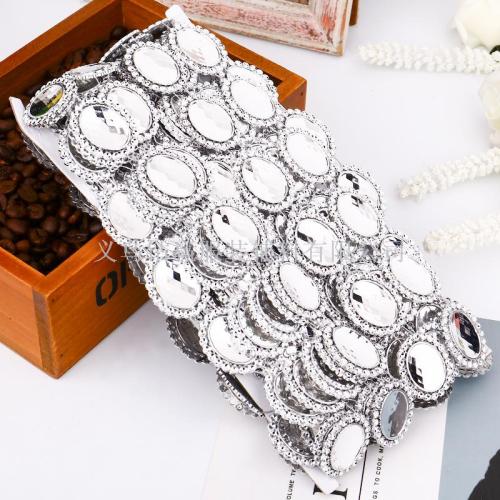 2019 Single Silver Large Sunflower Thread Diamond Gang Drill Ornament Accessories Clothing accessories