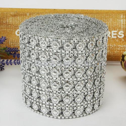 2019 new 6 rows silver large sunflower thread drill row diamond jewelry accessories clothing accessories