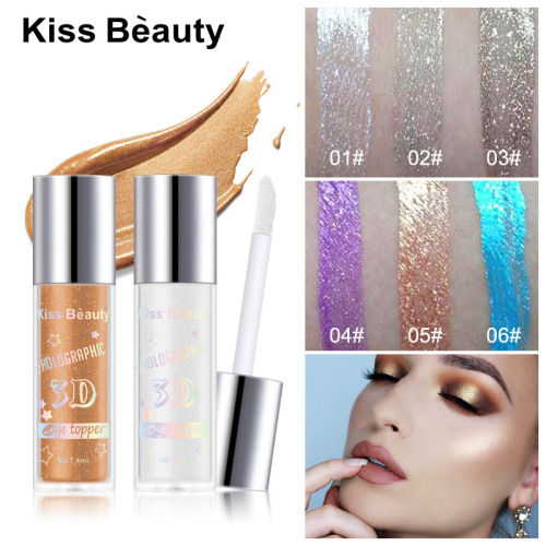kiss beauty cross-border special diamond eye shadow 6-color shining pearlescent waterproof sweat-proof makeup hot sale