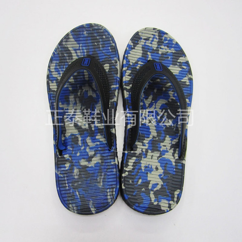 spot supply new injection injection eva camouflage boys flip flops can be customized logo