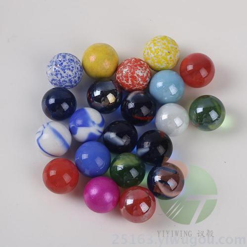 16mm Colorful Children‘s Toy Glass Beads 16mm Custom Logo Packaging Box