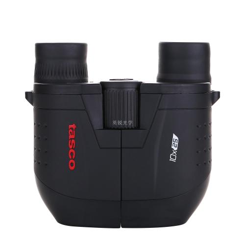Tasco 10x25 HD Green Film Small Paul Binoculars Light Concert Mountaineering Travel