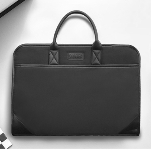 Simple Style Nylon Briefcase Office Supplies High-End Handbag Material Storage Hand Bag Noble 9914