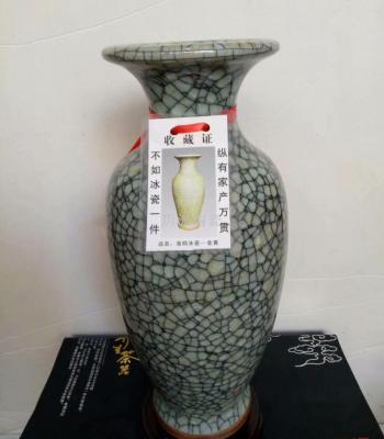 Ceramic vase large vase French vase ceramic handicraft household vase flower arrangement vase living room vase