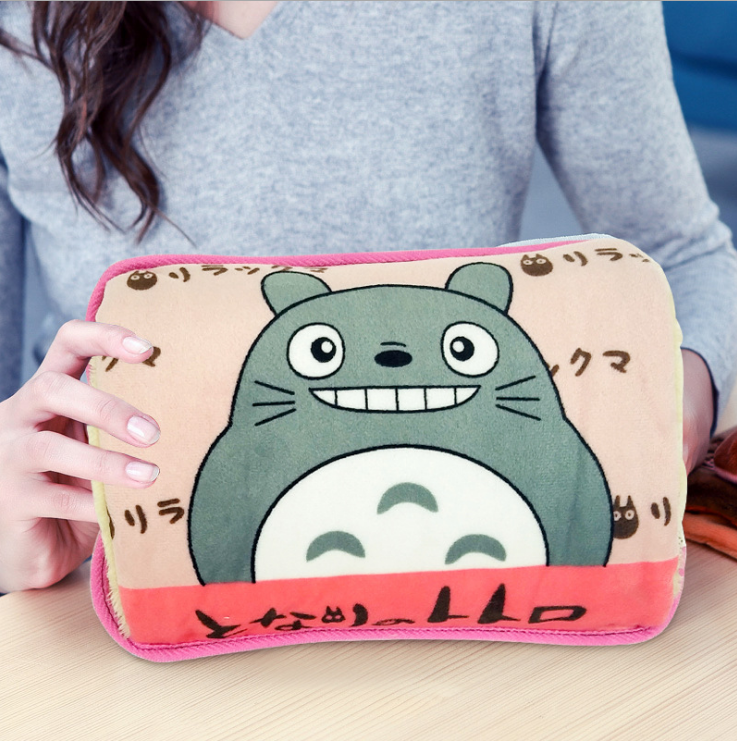 卡通动漫 热水袋 暖手宝 暖宝宝 双插手卡通暖手捂 防爆电暖宝