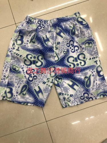 new men‘s cheap flower pants， beach pants with many colors