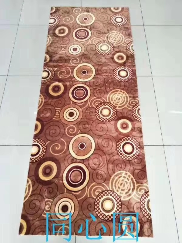 Printed coil floor mat